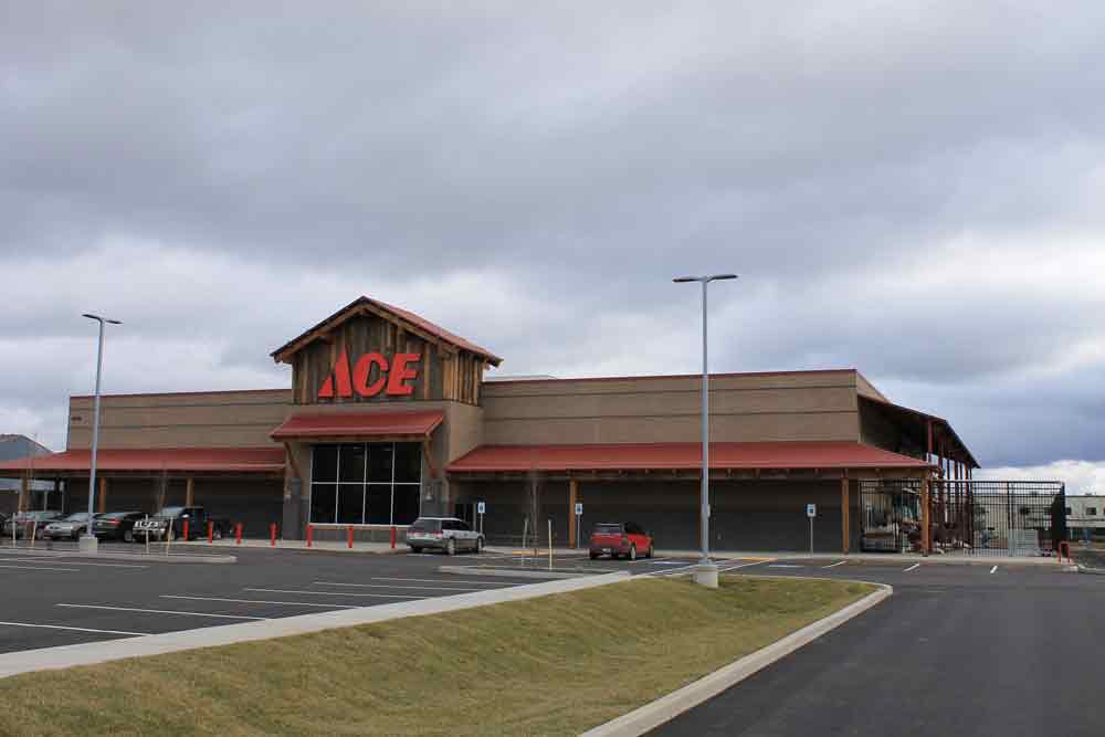 Ace hardware exterior | Young Construction Group Project