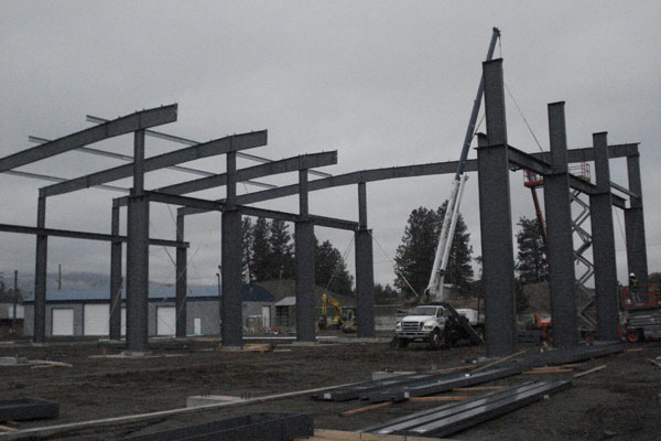 Starting steel frame | Young Construction Group Project