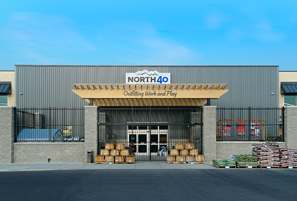 North 40 2nd entrance | Young Construction Group Project