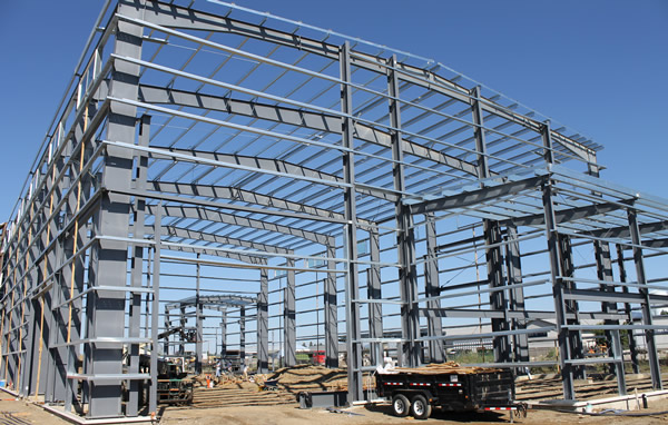 Steel beam construction | Young Construction Group Project