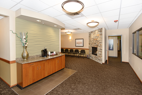 Spine Center Waiting Room | Young Construction Project