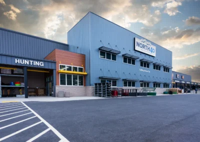 exterior of North 40 store