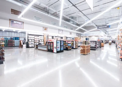 interior of North 40 store
