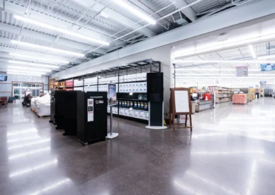 interior of North 40 store
